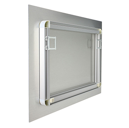 Display and frame printed panels