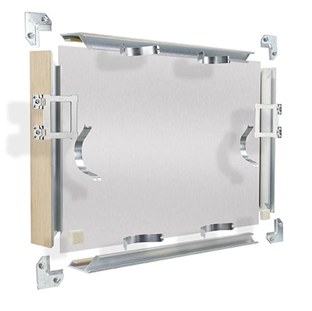 Display and frame printed panels